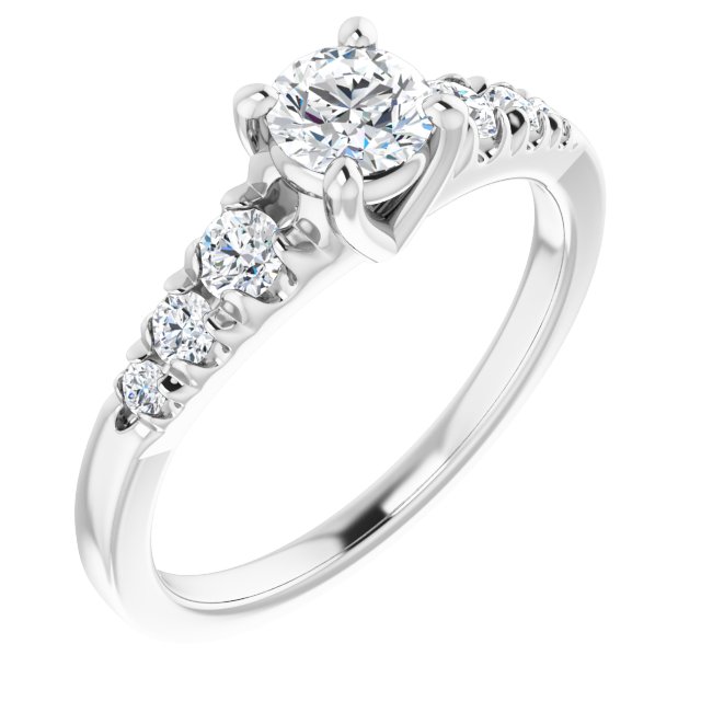 Accented Engagement Ring
