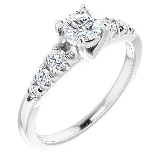 Accented Engagement Ring