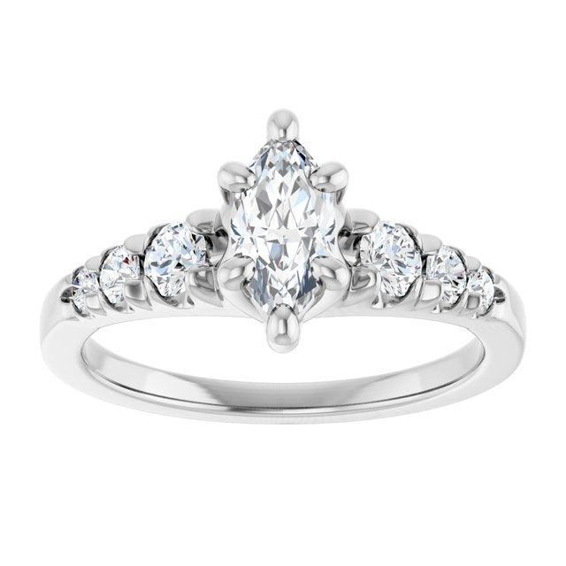 Accented Engagement Ring
