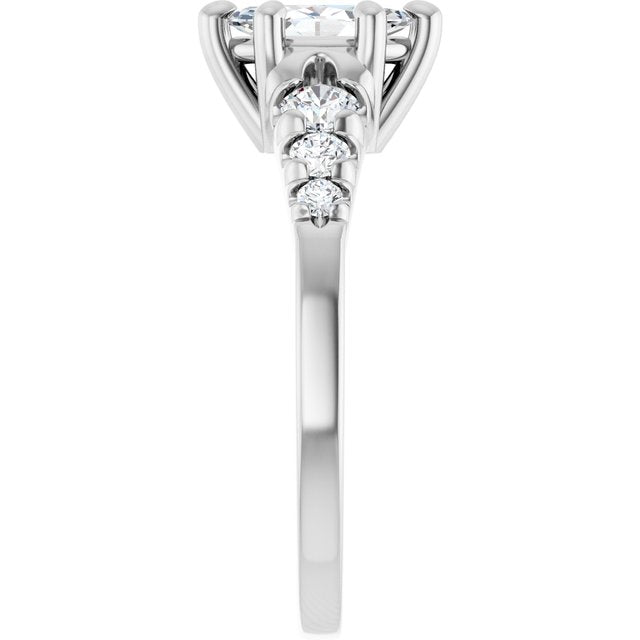Accented Engagement Ring