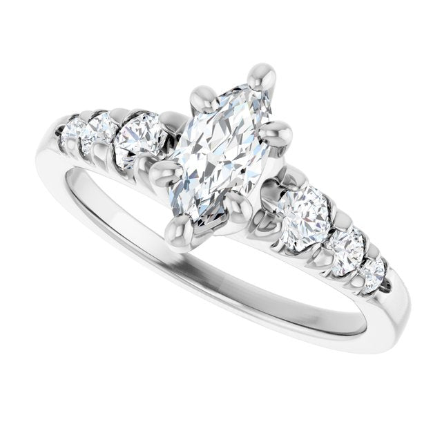 Accented Engagement Ring
