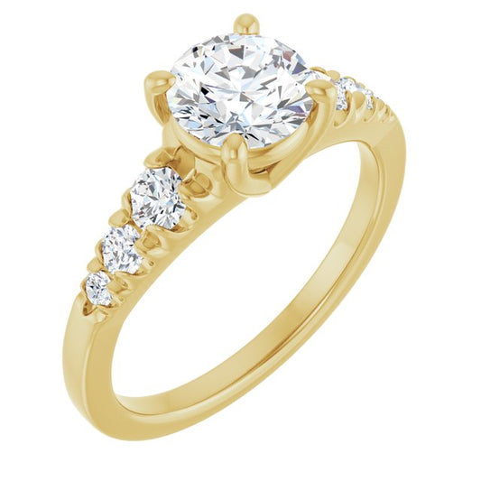 Accented Engagement Ring