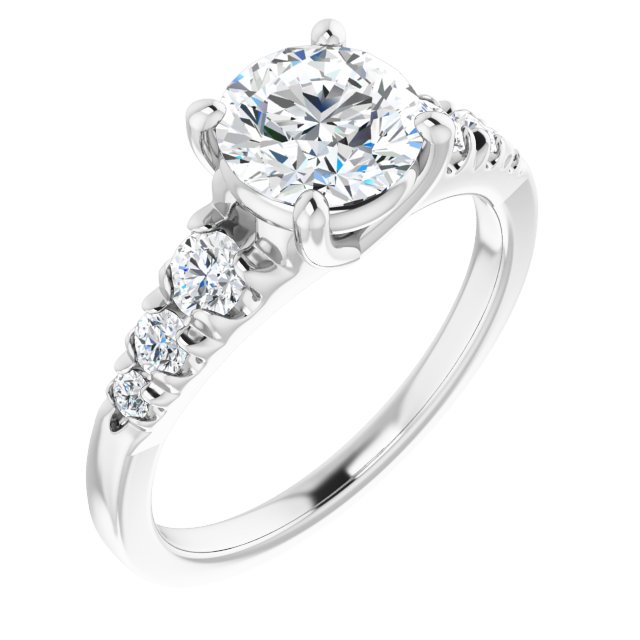 Accented Engagement Ring