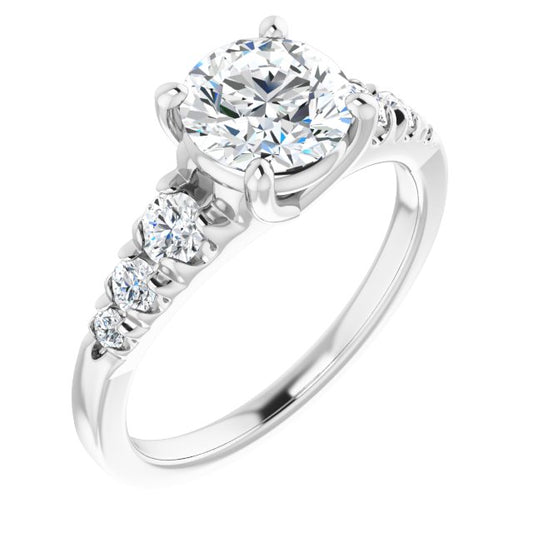 Accented Engagement Ring