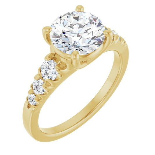 Accented Engagement Ring