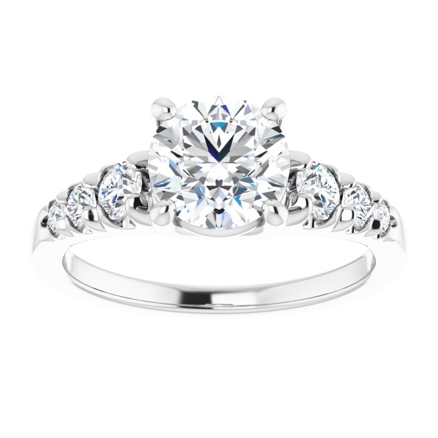 Accented Engagement Ring