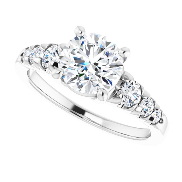 Accented Engagement Ring