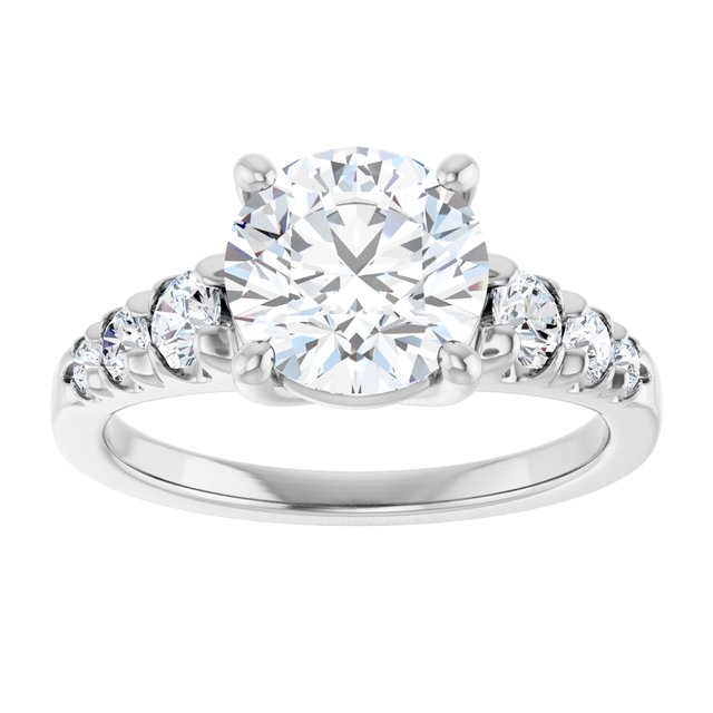 Accented Engagement Ring