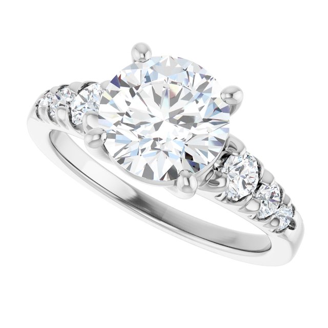 Accented Engagement Ring