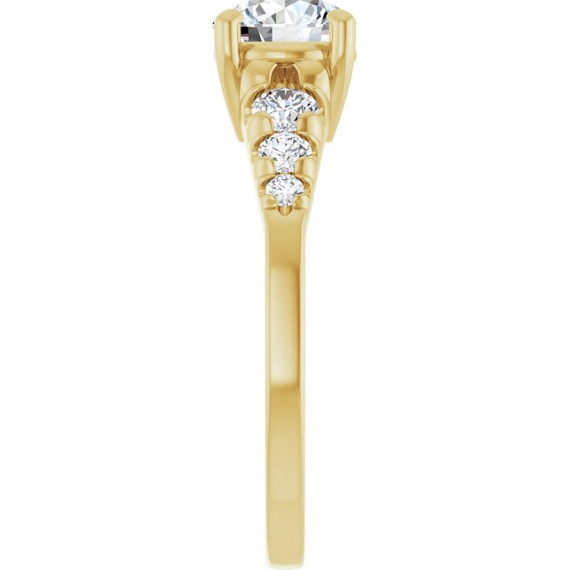 Accented Engagement Ring