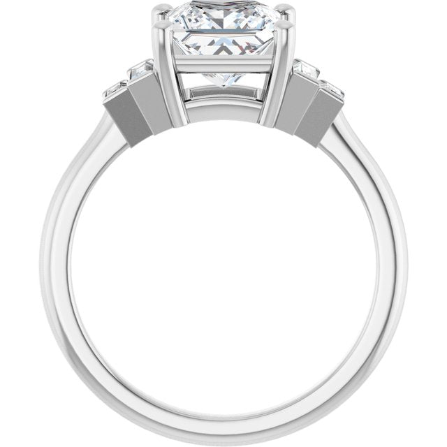 Accented Engagement Ring