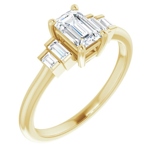 Accented Engagement Ring