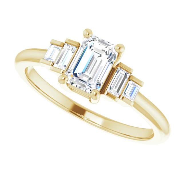 Accented Engagement Ring