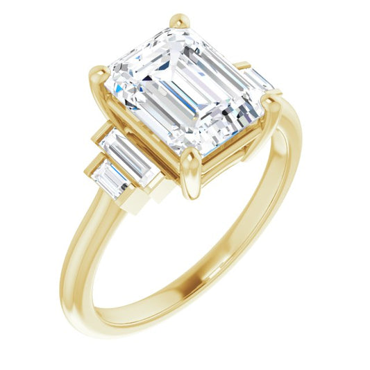 Accented Engagement Ring