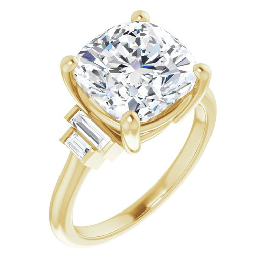 Accented Engagement Ring
