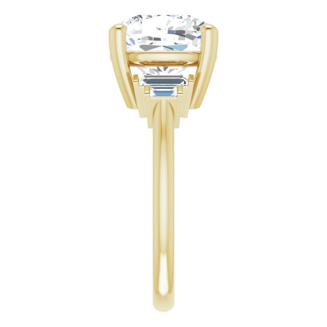 Accented Engagement Ring