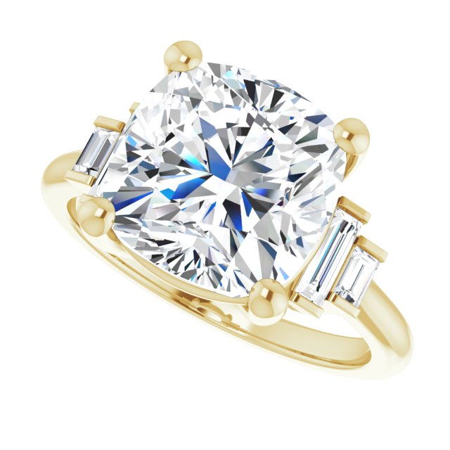 Accented Engagement Ring