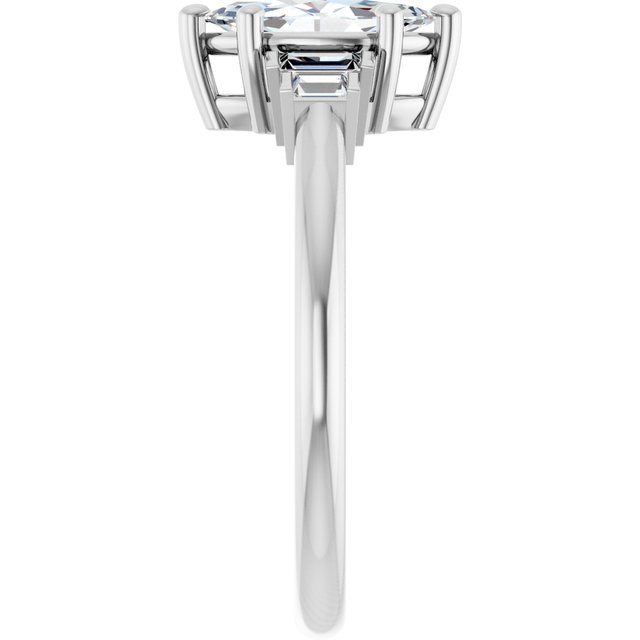 Accented Engagement Ring