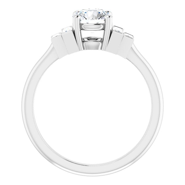 Accented Engagement Ring