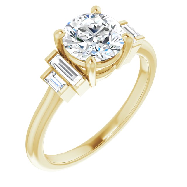 Accented Engagement Ring