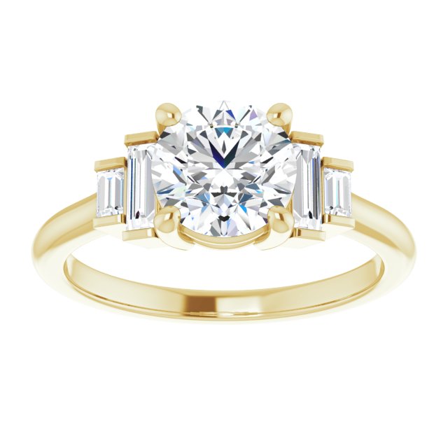 Accented Engagement Ring