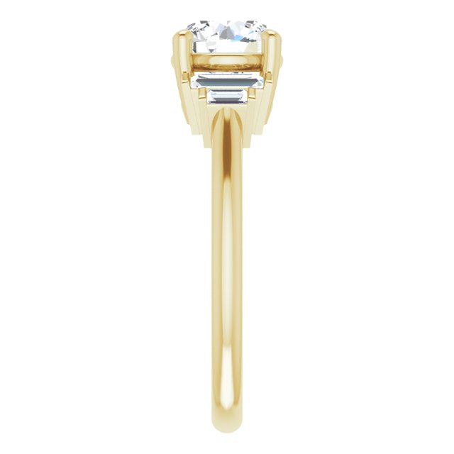 Accented Engagement Ring