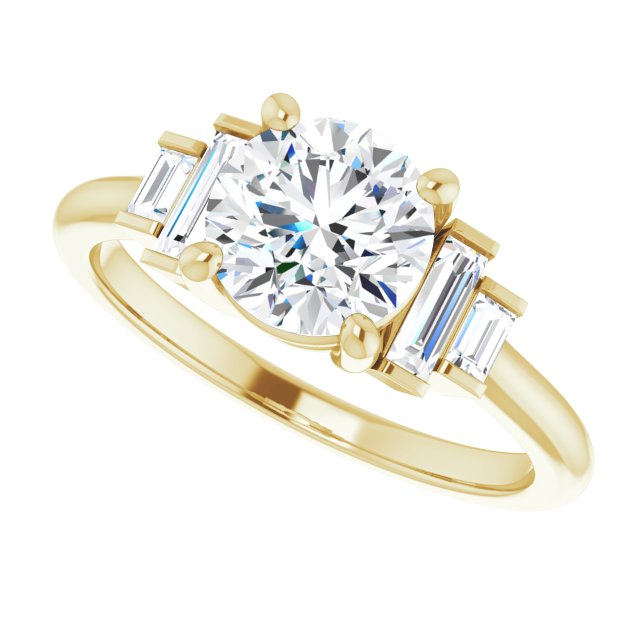 Accented Engagement Ring