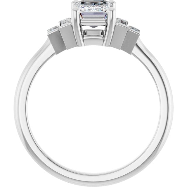 Accented Engagement Ring