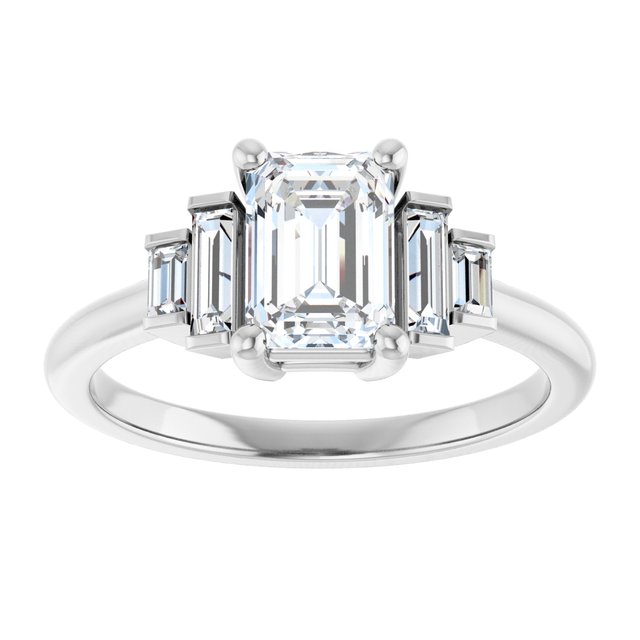 Accented Engagement Ring