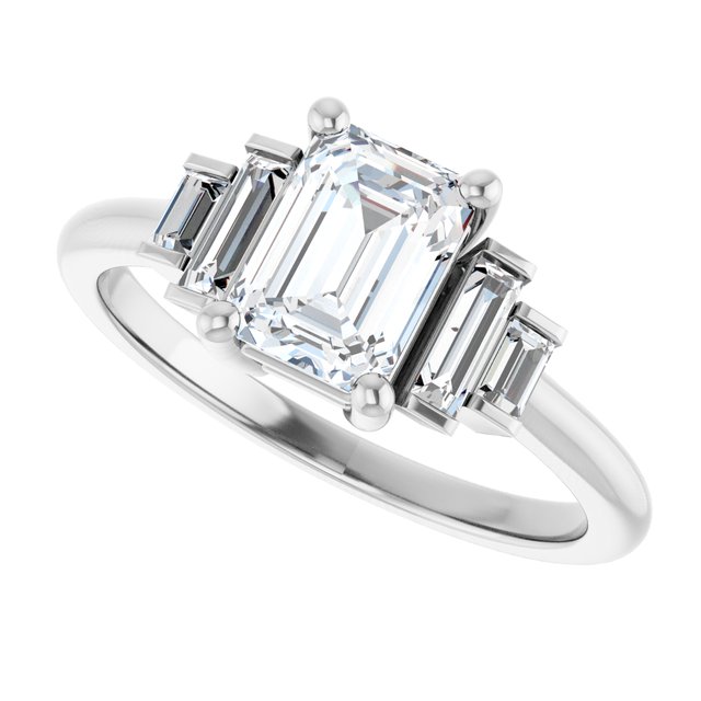 Accented Engagement Ring