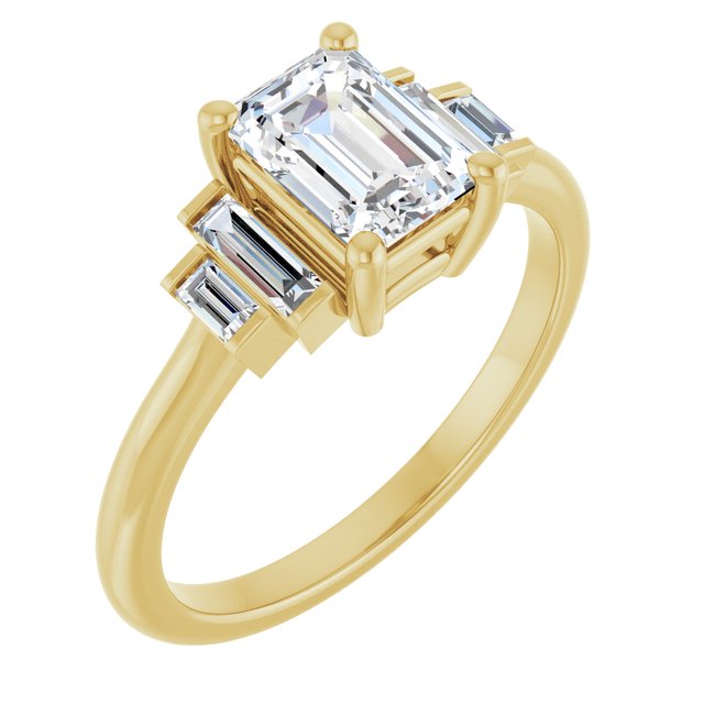 Accented Engagement Ring