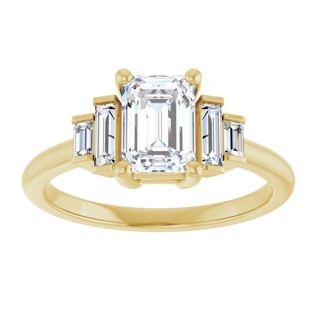 Accented Engagement Ring