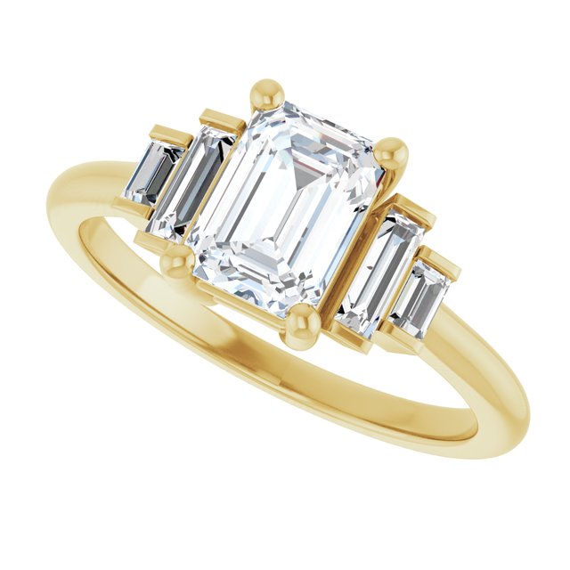 Accented Engagement Ring