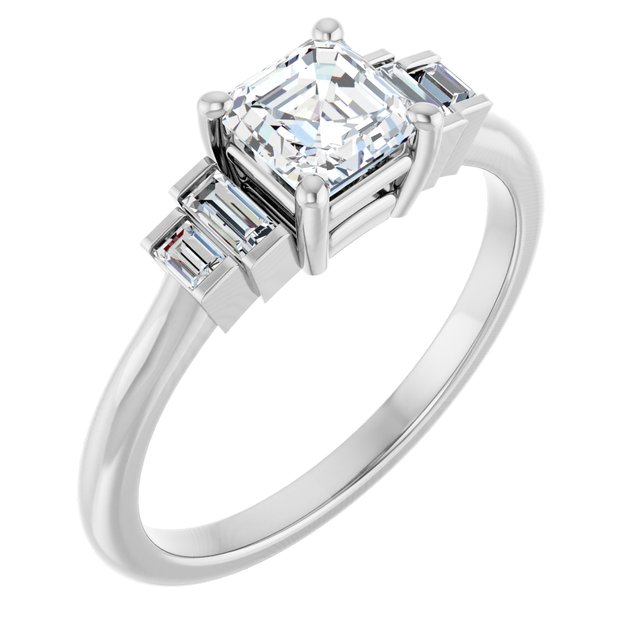 Accented Engagement Ring