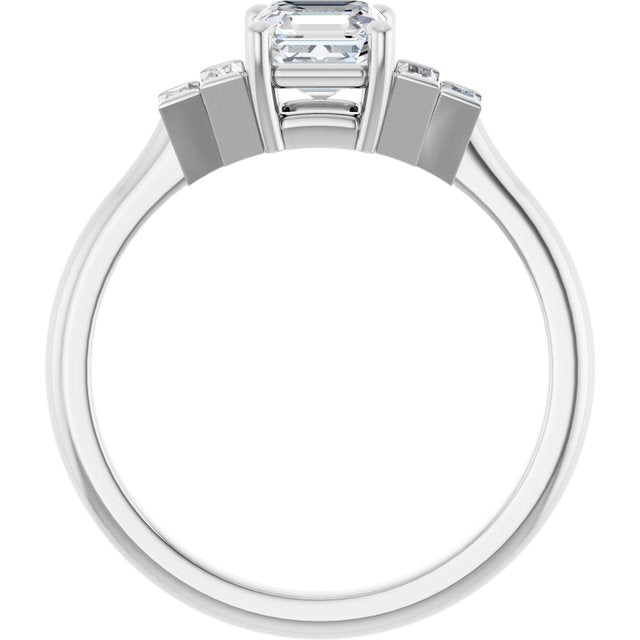 Accented Engagement Ring