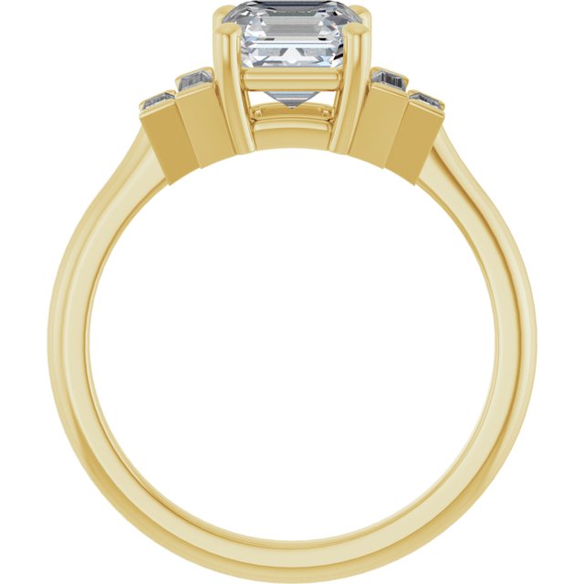 Accented Engagement Ring