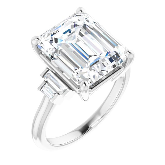 Accented Engagement Ring