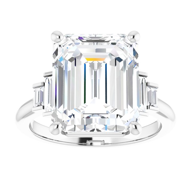 Accented Engagement Ring