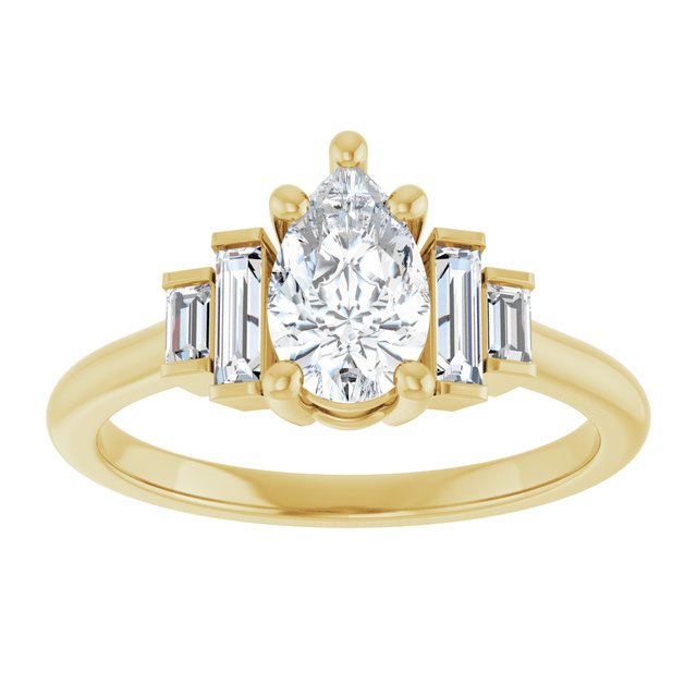 Accented Engagement Ring