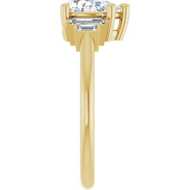 Accented Engagement Ring