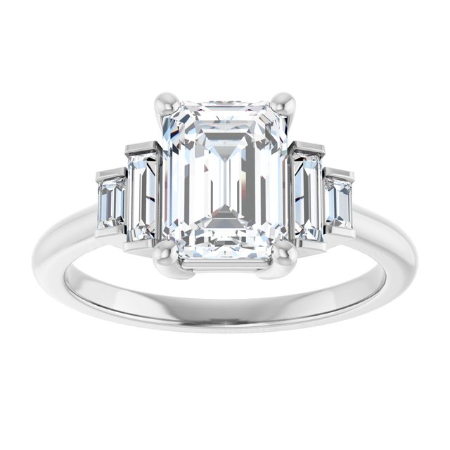 Accented Engagement Ring