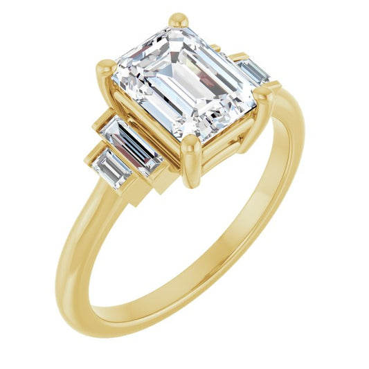 Accented Engagement Ring