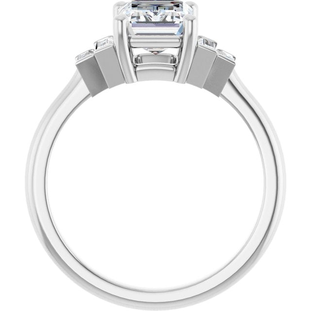 Accented Engagement Ring