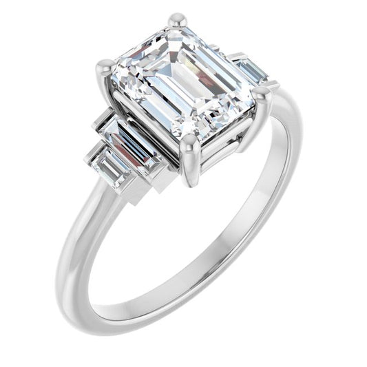 Accented Engagement Ring