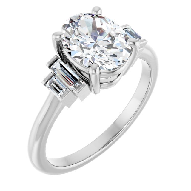 Accented Engagement Ring