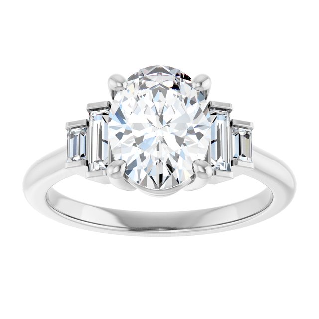 Accented Engagement Ring