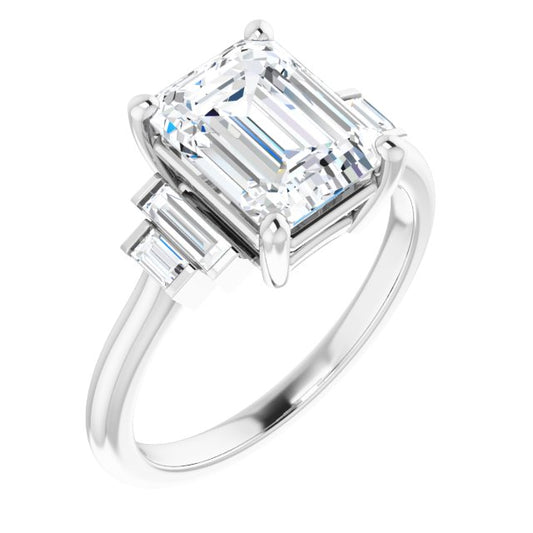Accented Engagement Ring