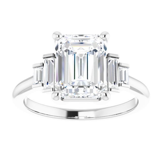 Accented Engagement Ring