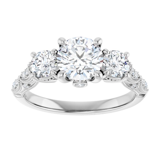 Three-Stone Engagement Ring