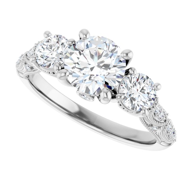 Three-Stone Engagement Ring